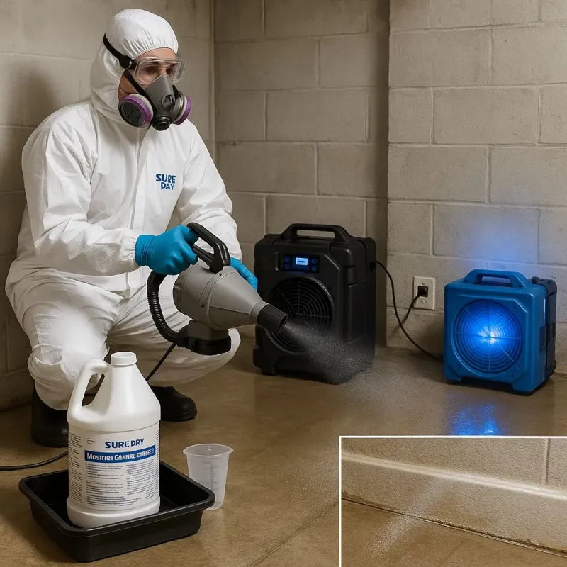 Sanitization and Odor Removal process in Copper Canyon, TX