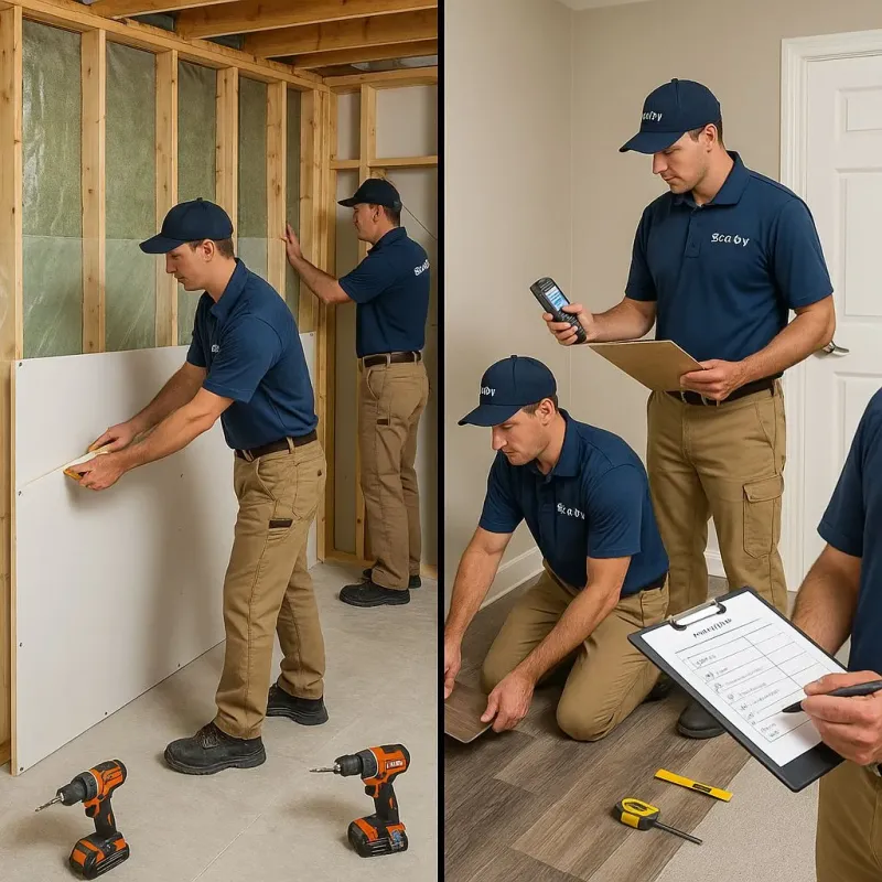 Repairs and Reconstruction process in Copper Canyon, TX